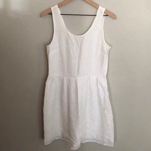 Abercrombie & Fitch White Mini Dress. SZ Med